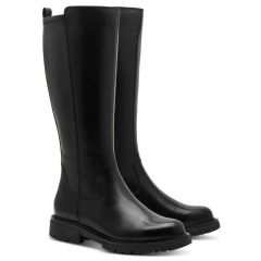 Kozaki damskie Jana 8-25702-45 001 BLACK