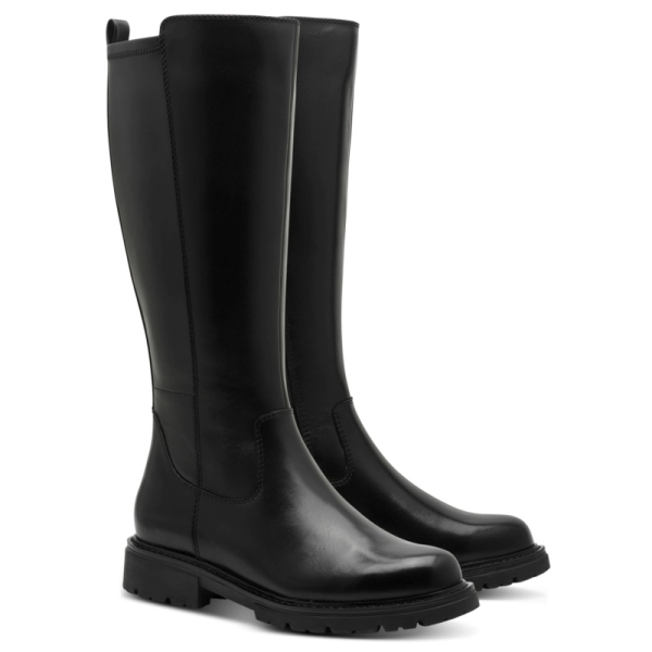 Kozaki damskie Jana 8-25702-45 001 BLACK
