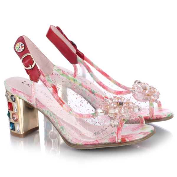 Czółenka damskie Laura Vita MISSY 01 ROUGE SL5242-1