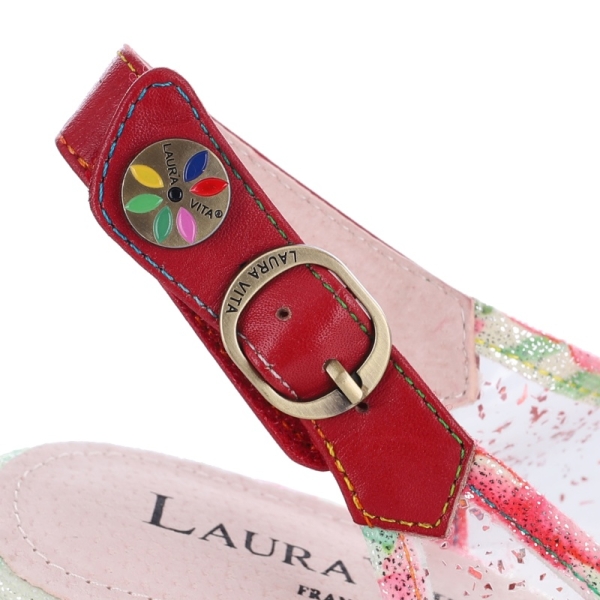 Czółenka damskie Laura Vita MISSY 01 ROUGE SL5242-1