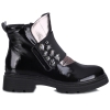 Botki damskie Loretta Vitale C3874B GUN-BLACK