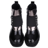 Botki damskie Loretta Vitale C3874B GUN-BLACK