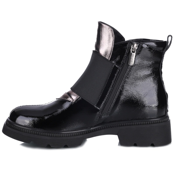 Botki damskie Loretta Vitale C3874B GUN-BLACK