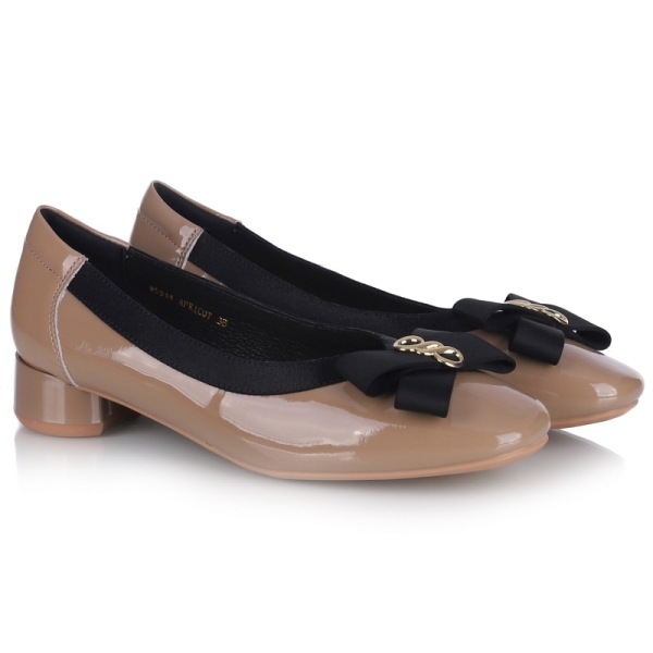 Baleriny damskie Loretta Vitale W5314 APRICOT