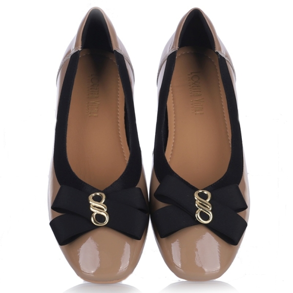 Baleriny damskie Loretta Vitale W5314 APRICOT