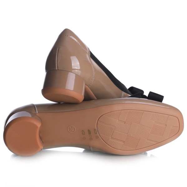 Baleriny damskie Loretta Vitale W5314 APRICOT