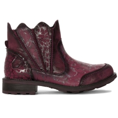 Botki damskie Maciejka 07006-23/00-8 BORDO