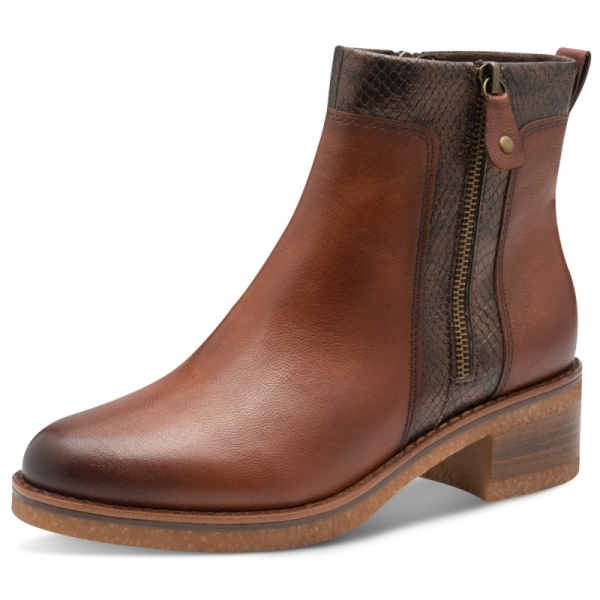 Botki damskie Marco Tozzi 2-25064-43 39C COGNAC COMB