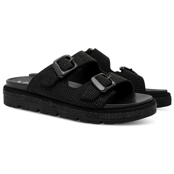 Klapki damskie Marco Tozzi 2-27406-44 001 BLACK