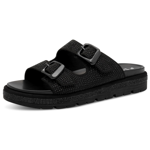 Klapki damskie Marco Tozzi 2-27406-44 001 BLACK