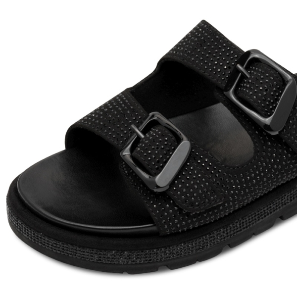 Klapki damskie Marco Tozzi 2-27406-44 001 BLACK