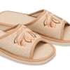 Pantofle damskie Meteor (Natural Style) NS-015 beżowe