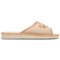 Pantofle damskie Meteor (Natural Style) NS-015 beżowe