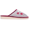 Pantofle damskie Meteor (Natural Style) NS-085 WIOLA bordowe