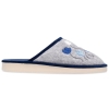 Pantofle damskie Meteor (Natural Style) NS-085 WIOLA granatowe
