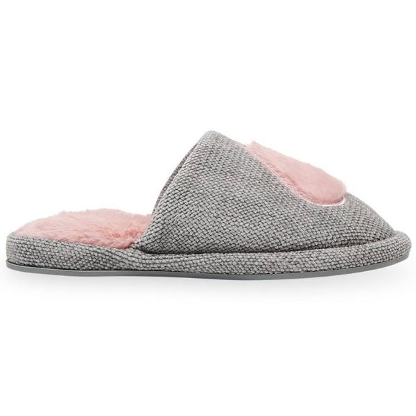 Pantofle damskie Meteor (Natural Style) NS-239 SERCA szare