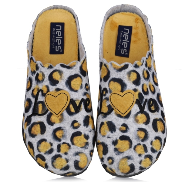 Pantofle damskie Neles 26333.677 AMARILLO