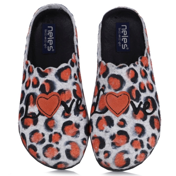 Pantofle damskie Neles 26333.677 NARANJA