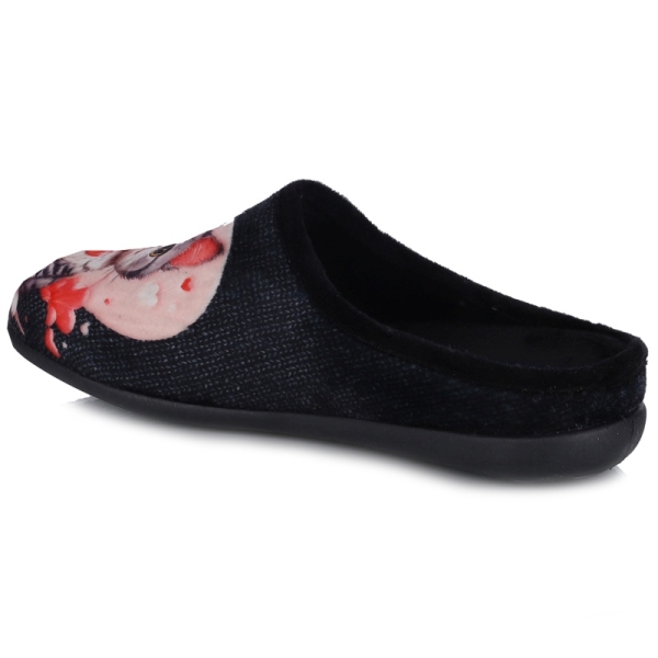 Pantofle damskie Neles 4310.694 NEGRO
