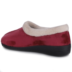 Pantofle damskie Neles 4865-P BURDEOS