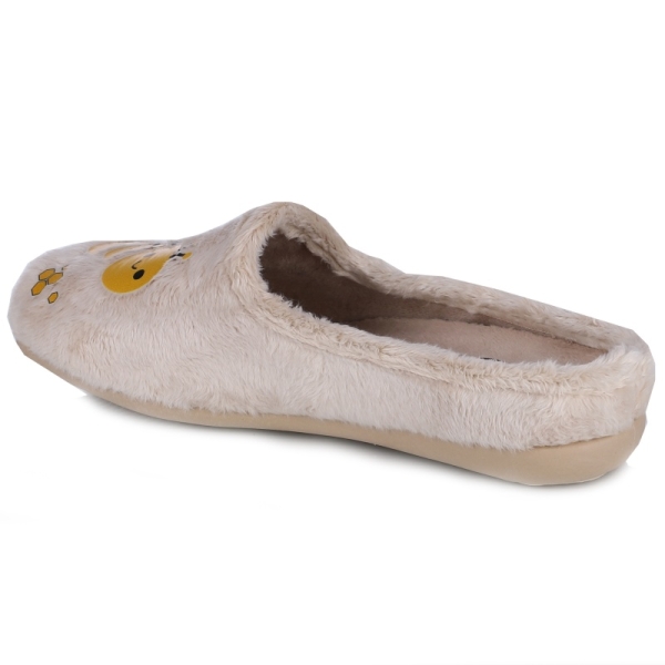 Pantofle damskie Neles T17-16324 MARFIL