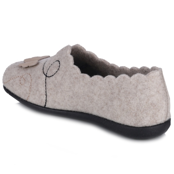 Pantofle damskie Neles T67-27334 BEIGE