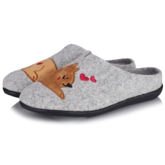 Pantofle damskie Neles T89-27319 GRIS