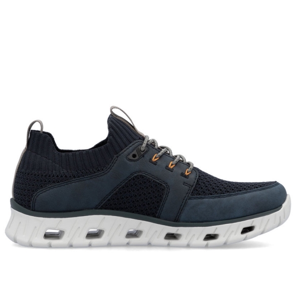 Sneakersy męskie Rieker 04351-14 BLUE