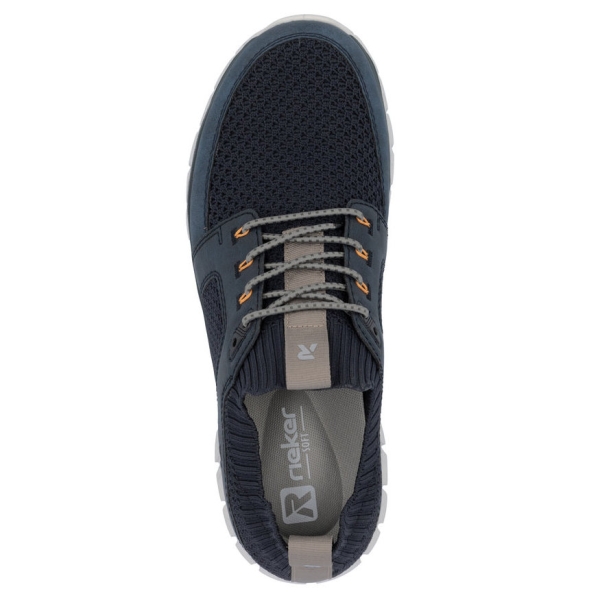 Sneakersy męskie Rieker 04351-14 BLUE