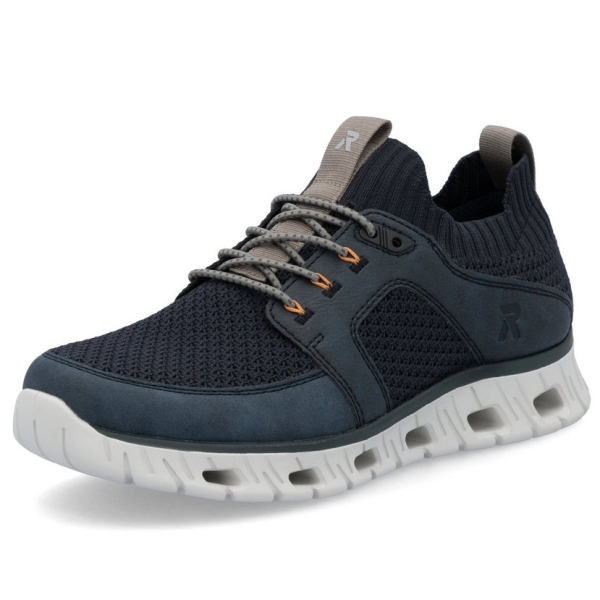 Sneakersy męskie Rieker 04351-14 BLUE