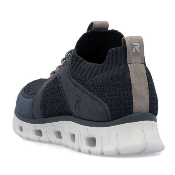 Sneakersy męskie Rieker 04351-14 BLUE