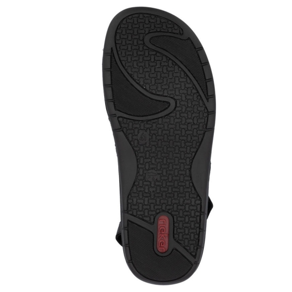 Sandały męskie Rieker 25558-01 BLACK