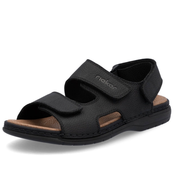 Sandały męskie Rieker 25558-01 BLACK