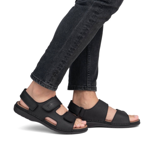 Sandały męskie Rieker 25558-01 BLACK