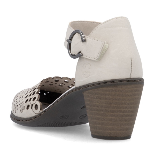 Sandały damskie Rieker 40902-60 BEIGE