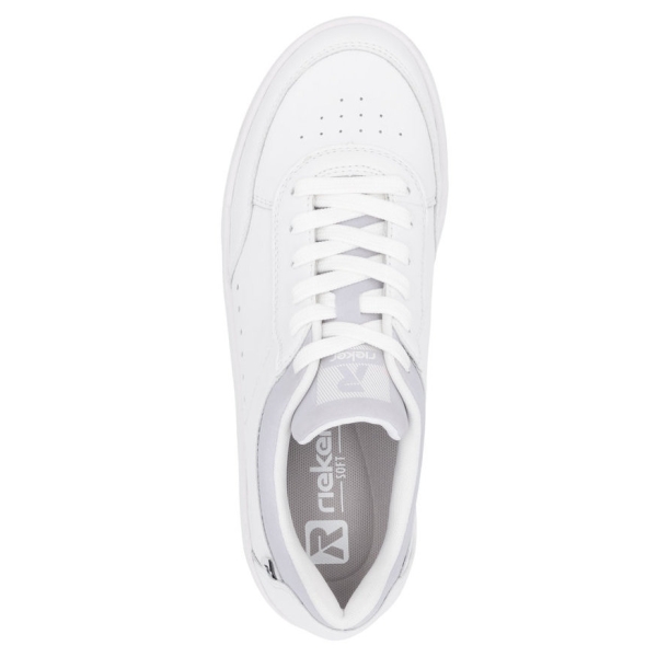 Sneakersy damskie Rieker 41910-81 WHITE