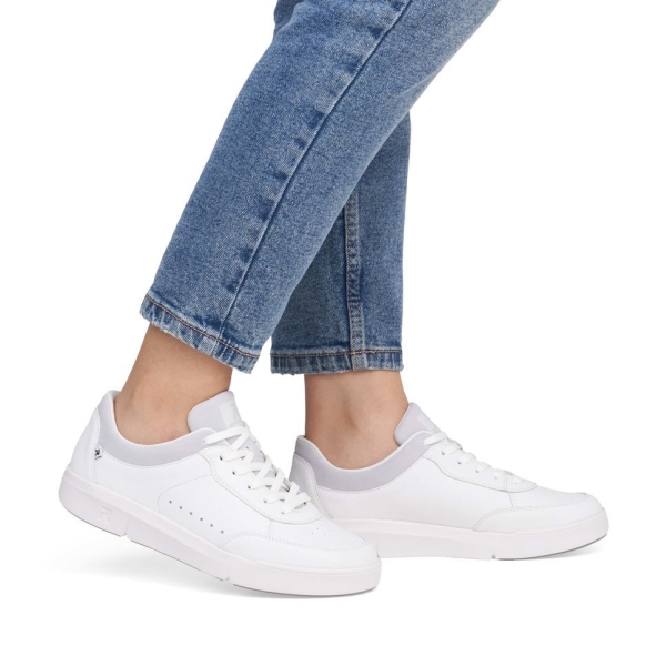 Sneakersy damskie Rieker 41910-81 WHITE