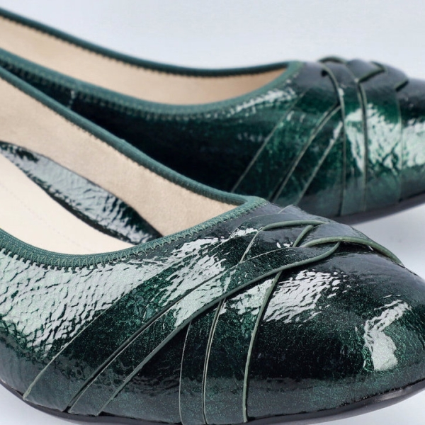 Czółenka damskie Rieker 45068-54 GREEN