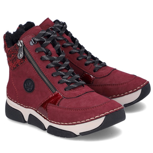 Trzewiki damskie Rieker 45960-35 RED