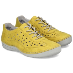 Półbuty damskie ażurowe Rieker 52517-68 YELLOW