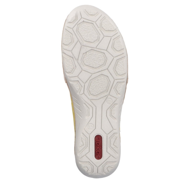 Półbuty damskie ażurowe Rieker 52517-68 YELLOW