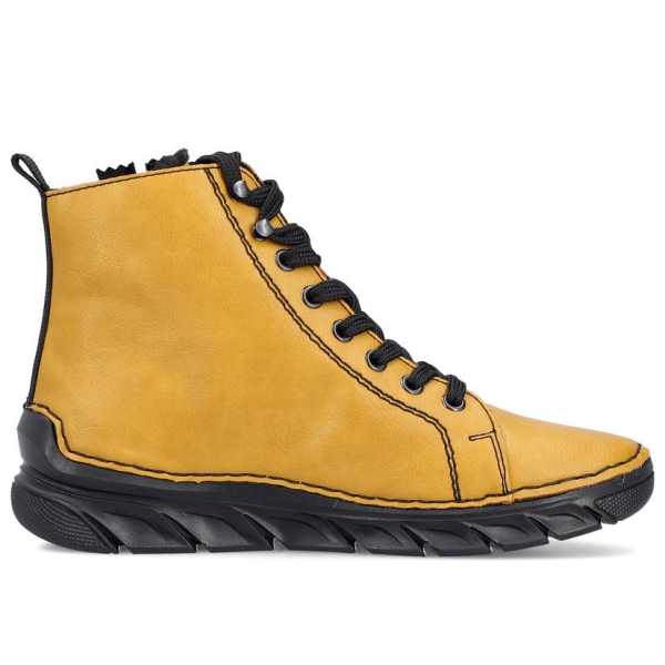 Trzewiki damskie Rieker 55024-68 YELLOW