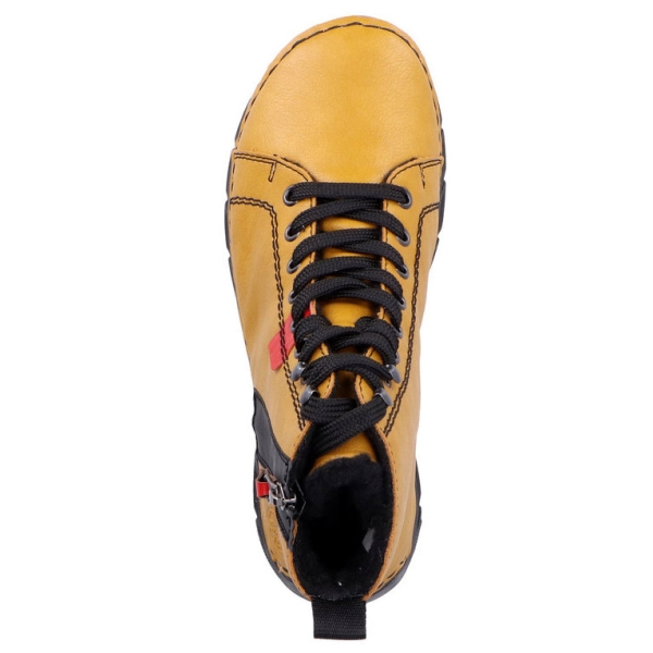 Trzewiki damskie Rieker 55024-68 YELLOW