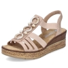 Sandały damskie Rieker 63778-31 PINK