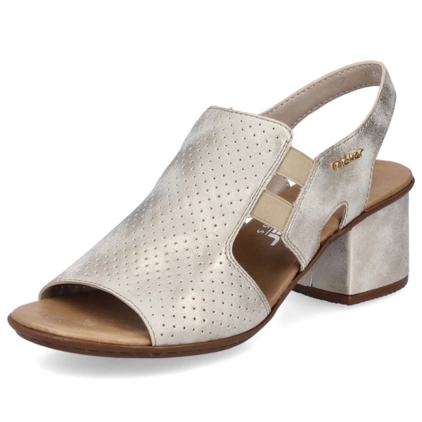 Sandały damskie Rieker 64665-60 BEIGE