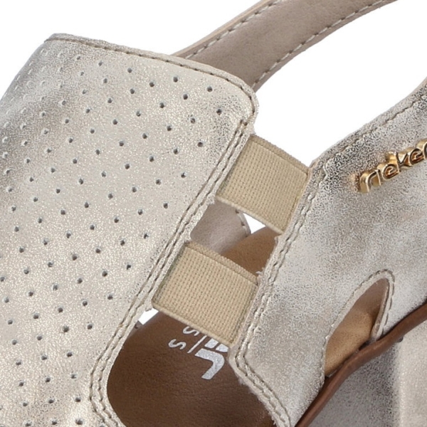 Sandały damskie Rieker 64665-60 BEIGE