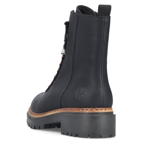 Trzewiki damskie Rieker 72653-00 BLACK