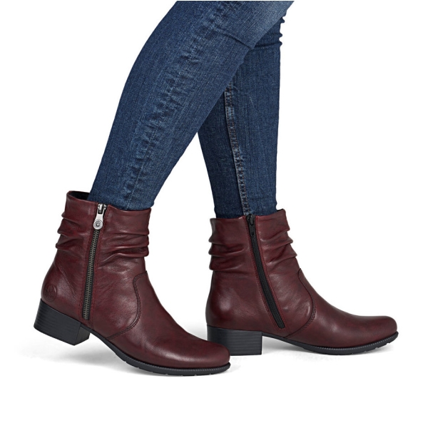 Botki damskie Rieker 78656-35 RED