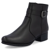 Botki damskie Rieker 78664-00 BLACK