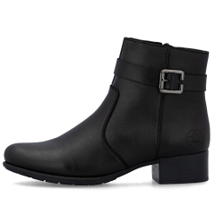 Botki damskie Rieker 78664-00 BLACK